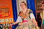 Estela Navarro y Zaira Méndez, falleras de la Sud-Oest