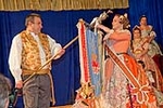 Estela Navarro y Zaira Méndez, falleras de la Sud-Oest