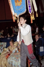 Estela Navarro y Zaira Méndez, falleras de la Sud-Oest