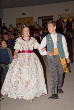 Estela Navarro y Zaira Méndez, falleras de la Sud-Oest