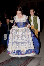 Estela Navarro y Zaira Méndez, falleras de la Sud-Oest