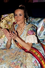 Estela Navarro y Zaira Méndez, falleras de la Sud-Oest
