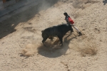 Los actos taurinos del sábado seis de las fiestas de Sant Vicent de La Vall dos heridos más.
