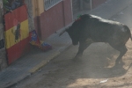 Los actos taurinos del sábado seis de las fiestas de Sant Vicent de La Vall dos heridos más.