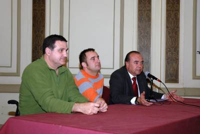 Daniel Vidal y Manuel Celma ofrecen una charla sobre deporte y discapacidad