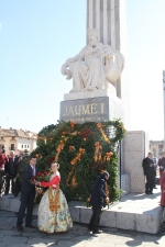 Vila-real rinde homenaje a Jaume I e inaugura el jardín de las Dominicas
