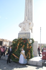 Vila-real rinde homenaje a Jaume I e inaugura el jardín de las Dominicas