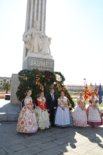 Vila-real rinde homenaje a Jaume I e inaugura el jardín de las Dominicas