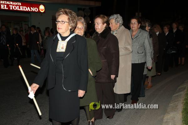 El Cristo del Mar abre las procesiones de la Semana Santa en Burriana.