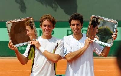 Andrs Artuedo (CT Ux)  se adjudica el cuadro de dobles de Roland Garros junior