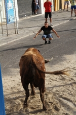 Las fiestas del Carmen arrancan con un toro cerril
