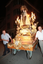 Los Padres Carmelitas celebran las fiestas en honor de la Virgen del Carmen.
