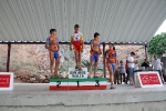Alta participación y buena respuesta de los vecinos en la disputa del I Premi La Vilavella \'Estem per l\'Esport\' de ciclismo