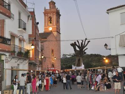 Gran afluencia de participantes y pblico en la ?I Feria del Comercio y Asociaciones? de Castellnovo