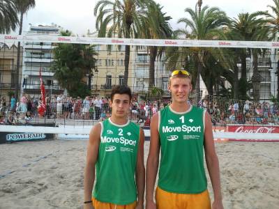 Kukartsev y Valls participan en voley playa