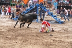 El primer encierro de Les Penyes en festes deja cinco heridos