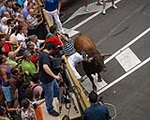 El primer encierro de Les Penyes en festes deja cinco heridos