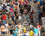 Tres heridos en el tercer encierro de Les Penyes en Festes de La Vall d\'Uixó