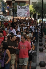 L'Alcora se manifiesta en Castelló contra la incineradora