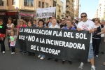 L'Alcora se manifiesta en Castelló contra la incineradora