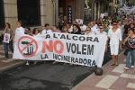 L'Alcora se manifiesta en Castelló contra la incineradora