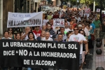 L'Alcora se manifiesta en Castelló contra la incineradora