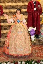 Burriana exalta a Beatriz González Olivas, como reina fallera 2008.