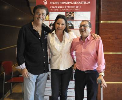 Máximo Valverde y Eva Santamaría, en el Teatro Principal