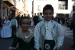 Los niños protagonistas en la exaltación de María Franch Guardino como reina fallera infantil.