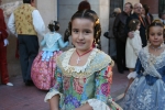 Los niños protagonistas en la exaltación de María Franch Guardino como reina fallera infantil.