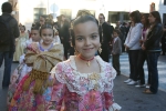 Los niños protagonistas en la exaltación de María Franch Guardino como reina fallera infantil.