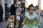 Los niños protagonistas en la exaltación de María Franch Guardino como reina fallera infantil.