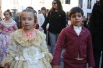 Los niños protagonistas en la exaltación de María Franch Guardino como reina fallera infantil.