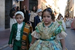 Los niños protagonistas en la exaltación de María Franch Guardino como reina fallera infantil.