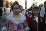 Los niños protagonistas en la exaltación de María Franch Guardino como reina fallera infantil.