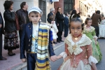 Los niños protagonistas en la exaltación de María Franch Guardino como reina fallera infantil.