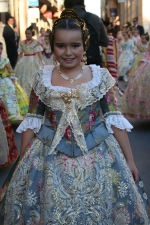 Los niños protagonistas en la exaltación de María Franch Guardino como reina fallera infantil.