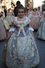 Los niños protagonistas en la exaltación de María Franch Guardino como reina fallera infantil.