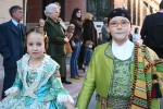 Los niños protagonistas en la exaltación de María Franch Guardino como reina fallera infantil.