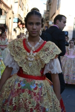 Los niños protagonistas en la exaltación de María Franch Guardino como reina fallera infantil.