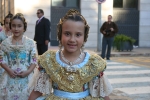 Los niños protagonistas en la exaltación de María Franch Guardino como reina fallera infantil.