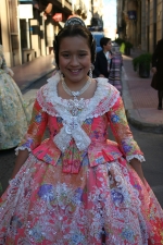 Los niños protagonistas en la exaltación de María Franch Guardino como reina fallera infantil.