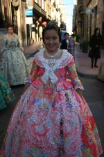 Los niños protagonistas en la exaltación de María Franch Guardino como reina fallera infantil.