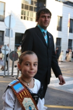 Los niños protagonistas en la exaltación de María Franch Guardino como reina fallera infantil.