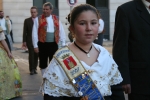 Los niños protagonistas en la exaltación de María Franch Guardino como reina fallera infantil.