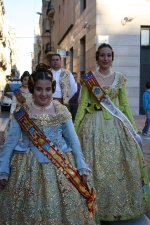 Los niños protagonistas en la exaltación de María Franch Guardino como reina fallera infantil.