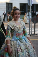 Los niños protagonistas en la exaltación de María Franch Guardino como reina fallera infantil.