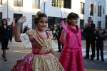 Los niños protagonistas en la exaltación de María Franch Guardino como reina fallera infantil.