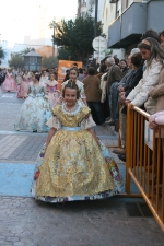 Los niños protagonistas en la exaltación de María Franch Guardino como reina fallera infantil.