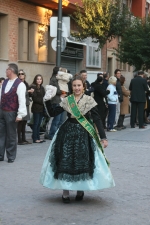 Los niños protagonistas en la exaltación de María Franch Guardino como reina fallera infantil.